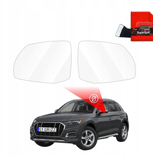 Picture of GrizzGlass Folia przeciwdeszczowa na lusterka GrizzGlass ZeroDrop do Audi Q5 FY (2020-2024)