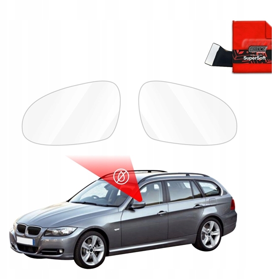 Picture of GrizzGlass Folia przeciwdeszczowa na lusterka GrizzGlass ZeroDrop do BMW 3 E91 Kombi LCI (2008-2012)