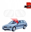 Attēls no GrizzGlass Folia przeciwdeszczowa na lusterka GrizzGlass ZeroDrop do BMW 5 E39 Kombi (1995-2003)