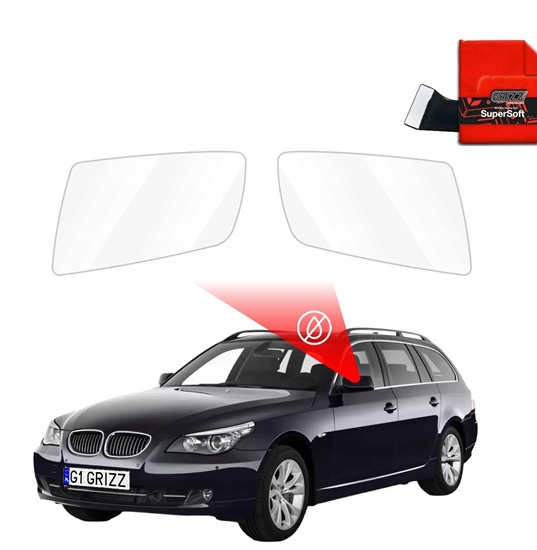 Picture of GrizzGlass Folia przeciwdeszczowa na lusterka GrizzGlass ZeroDrop do BMW 5 Touring E61 (2004-2010)