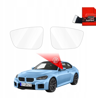 Attēls no GrizzGlass Folia przeciwdeszczowa na lusterka GrizzGlass ZeroDrop do BMW M2 G87 (2022-2025)