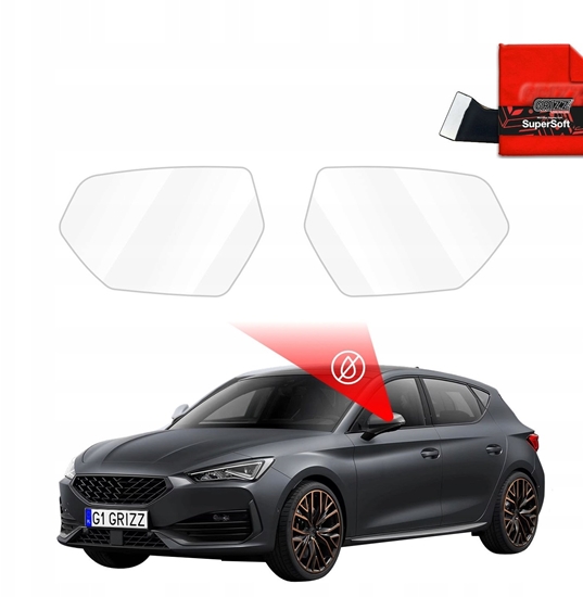 Picture of GrizzGlass Folia przeciwdeszczowa na lusterka GrizzGlass ZeroDrop do Cupra Leon (2020-2025)