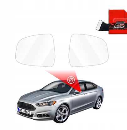 Attēls no GrizzGlass Folia przeciwdeszczowa na lusterka GrizzGlass ZeroDrop do Ford Mondeo Mk4 (2010-2014)