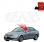 Attēls no GrizzGlass Folia przeciwdeszczowa na lusterka GrizzGlass ZeroDrop do Mercedes Benz C Klasa W204 Sedan (2007-2011)