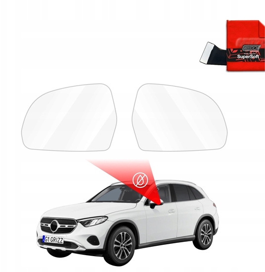 Picture of GrizzGlass Folia przeciwdeszczowa na lusterka GrizzGlass ZeroDrop do Mercedes GLC Wagon (2025)