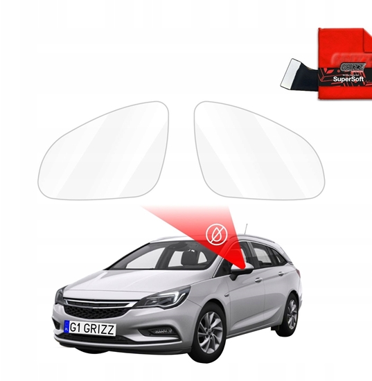 Picture of GrizzGlass Folia przeciwdeszczowa na lusterka GrizzGlass ZeroDrop do Opel Astra K (2015-2021)