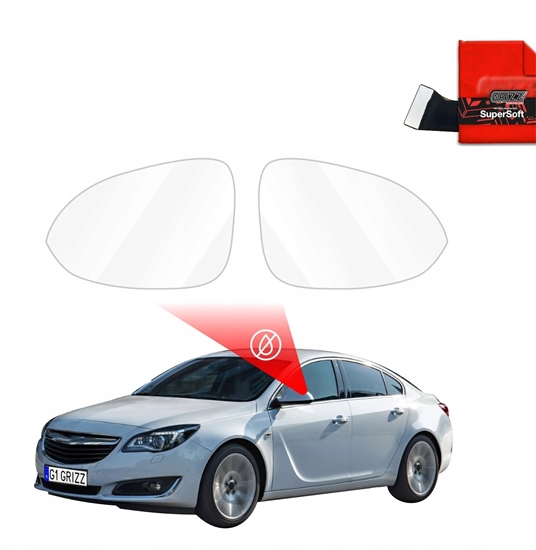 Picture of GrizzGlass Folia przeciwdeszczowa na lusterka GrizzGlass ZeroDrop do Opel Insignia Sedan Facelifting (2013-2017)