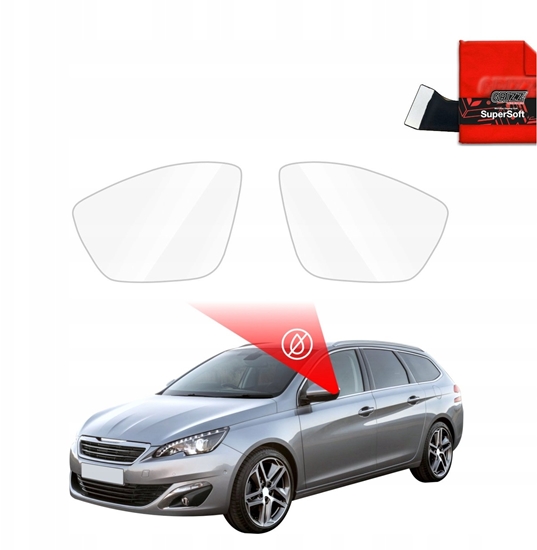 Picture of GrizzGlass Folia przeciwdeszczowa na lusterka GrizzGlass ZeroDrop do Peugeot 308 Kombi (2013-2021)