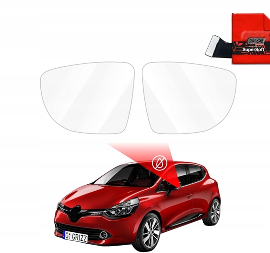 Picture of GrizzGlass Folia przeciwdeszczowa na lusterka GrizzGlass ZeroDrop do Renault Clio (2012-2016)