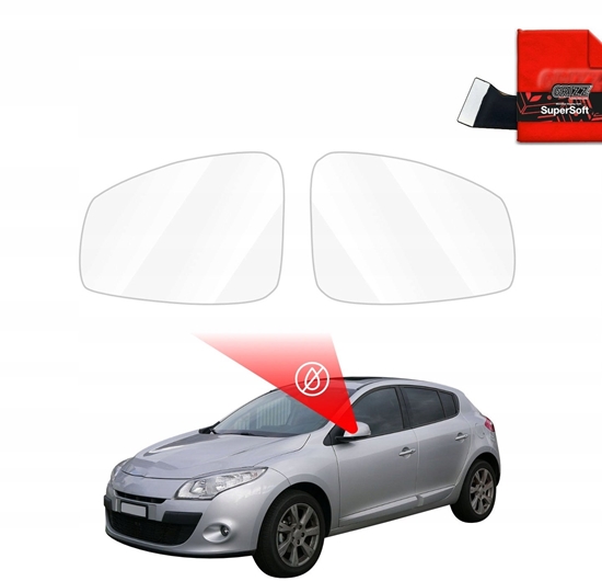 Picture of GrizzGlass Folia przeciwdeszczowa na lusterka GrizzGlass ZeroDrop do Renault Megane 3 Kombi 5D (2008-2012)