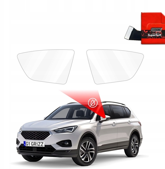 Picture of GrizzGlass Folia przeciwdeszczowa na lusterka GrizzGlass ZeroDrop do Seat Tarraco (2017-2024)