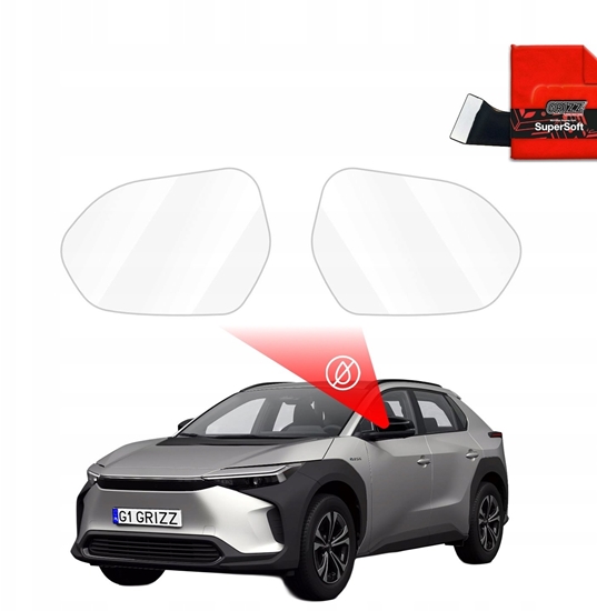 Picture of GrizzGlass Folia przeciwdeszczowa na lusterka GrizzGlass ZeroDrop do Toyota bZ4X (2021-2025)
