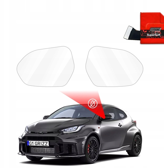 Picture of GrizzGlass Folia przeciwdeszczowa na lusterka GrizzGlass ZeroDrop do Toyota Yaris GR (2020-2025)