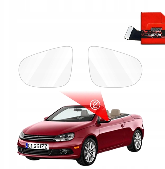 Picture of GrizzGlass Folia przeciwdeszczowa na lusterka GrizzGlass ZeroDrop do Volkswagen Eos (2006-2015)