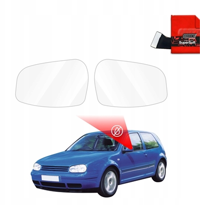 Attēls no GrizzGlass Folia przeciwdeszczowa na lusterka GrizzGlass ZeroDrop do Volkswagen Golf 4 Hatchback 3D (1997-2003)