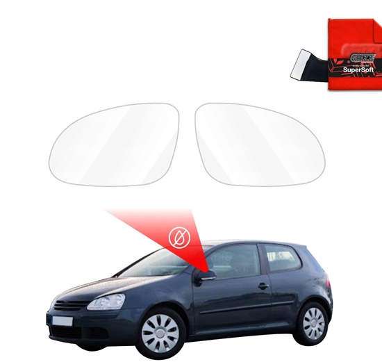 Picture of GrizzGlass Folia przeciwdeszczowa na lusterka GrizzGlass ZeroDrop do Volkswagen Golf 5 Hatchback 3D (2003-2009)