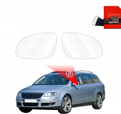 Attēls no GrizzGlass Folia przeciwdeszczowa na lusterka GrizzGlass ZeroDrop do Volkswagen Passat B6 Variant (2005-2010)