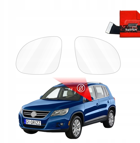 Picture of GrizzGlass Folia przeciwdeszczowa na lusterka GrizzGlass ZeroDrop do Volkswagen Tiguan (2007-2011)