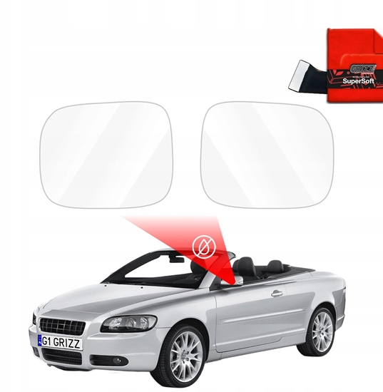 Picture of GrizzGlass Folia przeciwdeszczowa na lusterka GrizzGlass ZeroDrop do Volvo C70 (2006-2013)