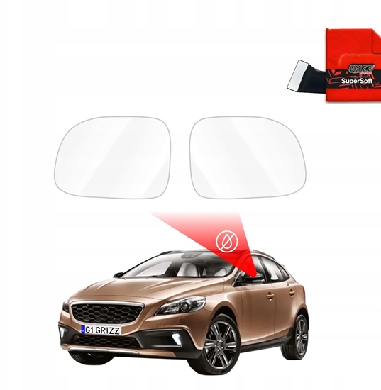 Picture of GrizzGlass Folia przeciwdeszczowa na lusterka GrizzGlass ZeroDrop do Volvo V40 Cross Country (2012-2016)