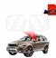 Attēls no GrizzGlass Folia przeciwdeszczowa na lusterka GrizzGlass ZeroDrop do Volvo XC90 (2002-2014)