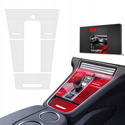 Attēls no GrizzGlass Matowa folia ochronna do wntrza GrizzGlass PianoSkin do Porsche Panamera 2 (2016-2023) [4w1]