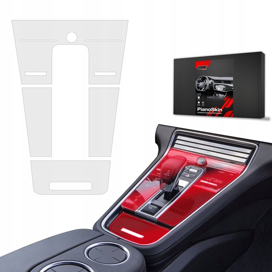 Picture of GrizzGlass Matowa folia ochronna do wntrza GrizzGlass PianoSkin do Porsche Panamera 2 (2016-2023) [4w1]