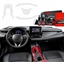 Изображение GrizzGlass Matowa folia ochronna do wntrza GrizzGlass PianoSkin do Toyota Corolla Cross Drive Mode (2019-2025) [4w1]