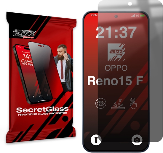 Picture of GrizzGlass Matowe szko prywatyzujce GrizzGlass SecretGlass do Oppo Reno15 F