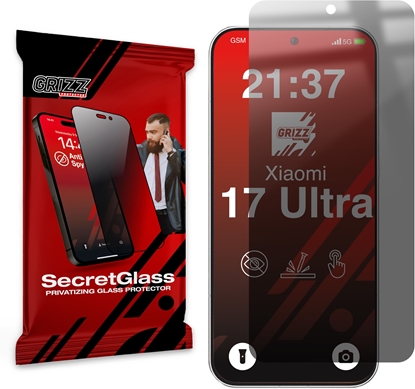 Attēls no GrizzGlass Matowe szko prywatyzujce GrizzGlass SecretGlass do Xiaomi 17 Ultra