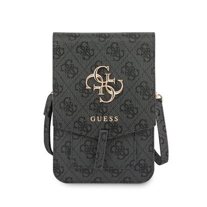 Picture of Guess PU 4G Metal Logo Phone Bag grey