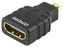 Picture of HDMI - micro HDMI adapter DELTACO 4K UHD 30Hz, black / HDMI-24-K / R00100027