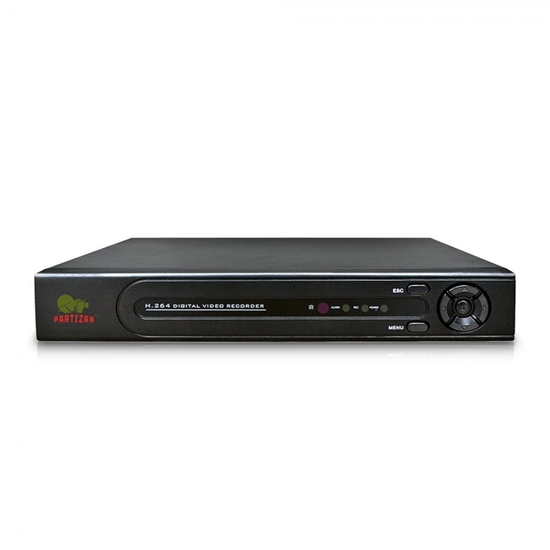 Picture of Hibrīda digitālā video ieraksta ierīce (Hybryd DVR) ,PARTIZAN™, 4 Channel (8Mpix)