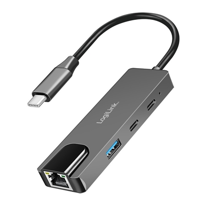 Picture of Hub USB 3.2 Gen 1,3port y, z 2.5G Gigabit ethernet