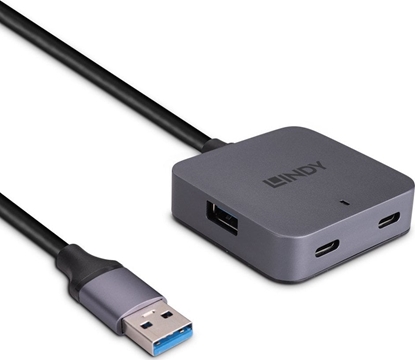 Attēls no HUB USB Lindy Interface hub USB 3.2 Gen 1