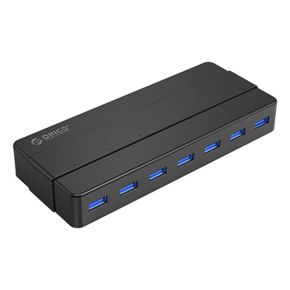 Attēls no HUB USB Orico " Adapter Hub Orico 7xUSB 3.0 (czarny)"