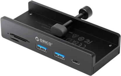 Attēls no HUB USB Orico MH5PC-10-BK-BP 1x SD 1x microSD 3x USB-C  + 2x USB-A 2.0 3.0 (MH5PC-10-BK-BP)