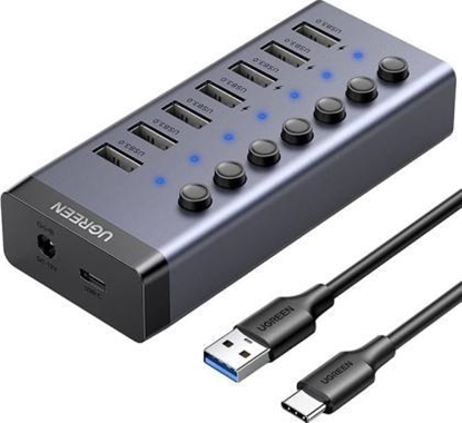 Attēls no HUB USB Ugreen 7x USB-A 3.0 (UGR1228BLK)