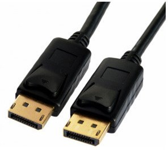 Picture of Icidu Brackton DisplayPort Male - DisplayPort Male 5m Black 4K 4250923703779 DP4-SKB-0500.B (4250923703779)