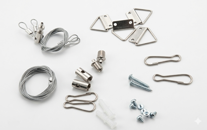 Attēls no Iekares troses komplekts LED panelim 600x600mm