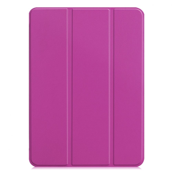 Picture of iLike Galaxy Tab A8 10.1 T510 / T515 Tri-Fold Eco-Leather Stand Case Purple