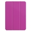 Attēls no iLike Galaxy Tab A8 10.1 T510 / T515 Tri-Fold Eco-Leather Stand Case Purple