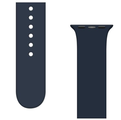 Attēls no iLike Strap APS Silicone Watch Band 8/7/6/5/4/3/2 / SE (41/40 / 38mm) Strap Watchband Dark Blue