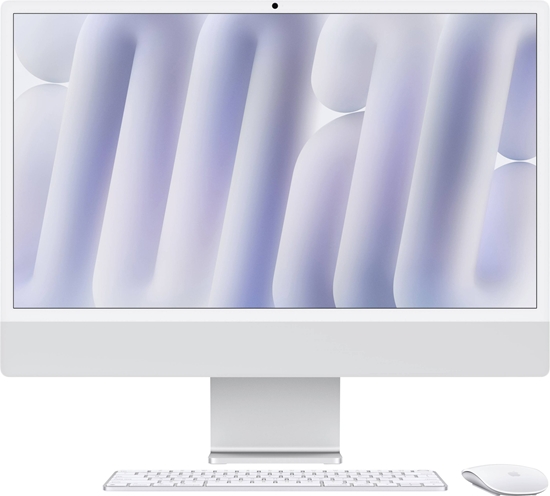 Picture of iMac24" Silver/M4-10C-CPU,10C-GPU/16GB/512GB SSD/NK-ID-Deutsch/MM2/1GB Ethernet