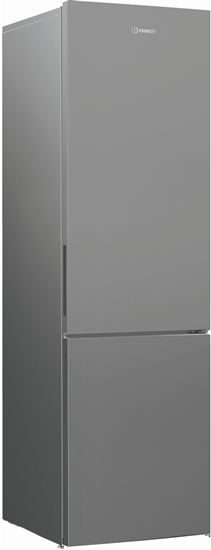 Picture of INDESIT Refrigerator | INKS 1401 S4E1 | Energy efficiency class E | Free standing | Combi | Height 202.5 cm | Fridge net capacity 266 L | Freezer net capacity 120 L | 38 dB | Silver