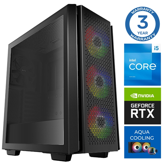 Picture of INTOP AQUA i5-13400F 16GB DDR5 1TB SSD M.2 NVME+4TB RTX5060 8GB no-OS