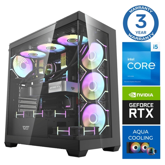 Picture of INTOP AQUA i5-14400F 16GB DDR5 1TB SSD M.2 NVME+4TB RTX5060Ti 8GB no-OS