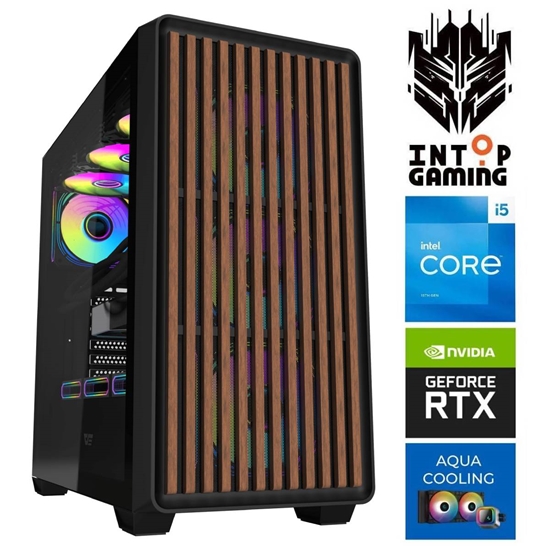 Изображение INTOP AQUA i5-14400F 32GB DDR5 1TB SSD M.2 NVME+4TB RTX5060Ti 8GB no-OS