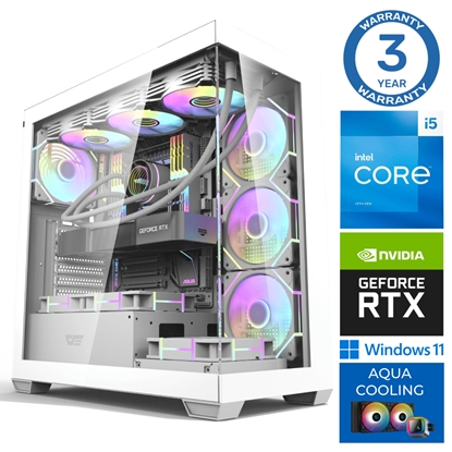 Attēls no INTOP AQUA i5-14400F 64GB DDR5 1TB SSD M.2 NVME+4TB RTX5060Ti 16GB WIN11