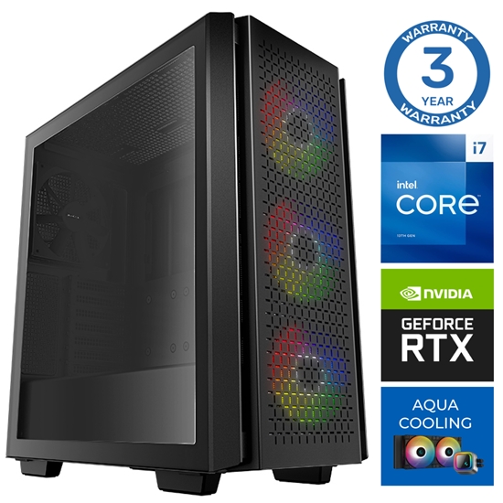 Picture of INTOP AQUA i7-14700F 16GB DDR5 2TB SSD M.2 NVME+4TB RTX3050 6GB no-OS